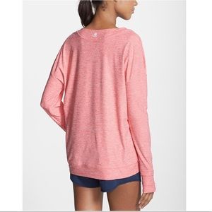 Oiselle Lux Sweatshirt (original), Heather Pink, 2